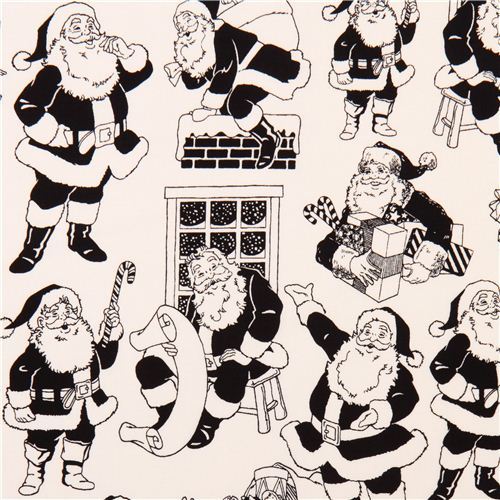 Riley Blake Santa Claus Xmas fabric Lost & Found Christmas