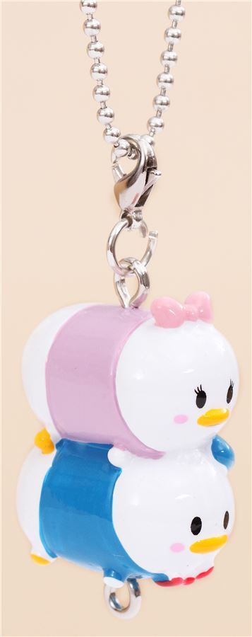 Mini Disney Donald Daisy Duck charm cellphone strap