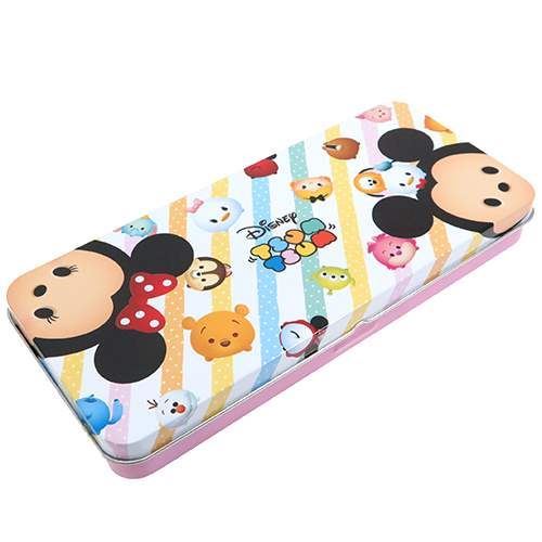 cute colorful Disney character pencil case tin case by Kamio from Japan