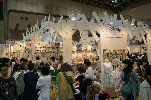 Disney's booth had plenty of visitors