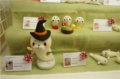An adorable seal in a Halloween design