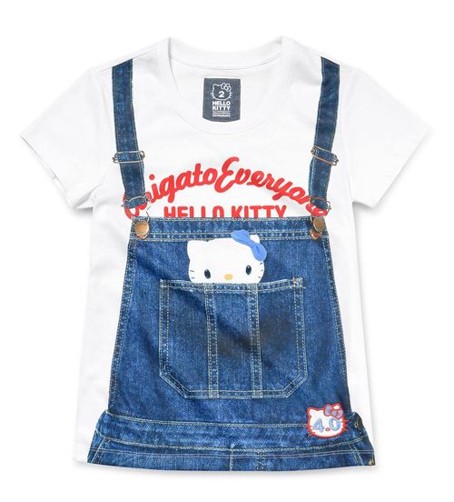 Hello Kitty dungarees women's shirt