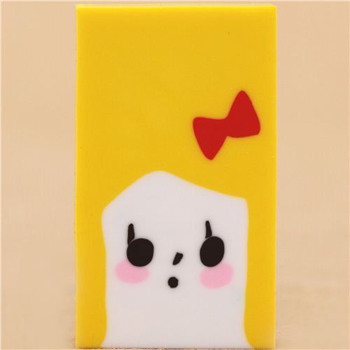 Blondie shape change face eraser from Japan