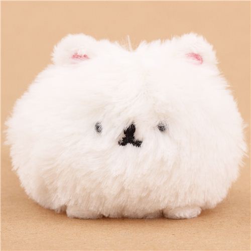 white elderly Mofutans mochi rabbit plush toy by San-X from Japan