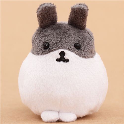 white-grey Mofutans mochi rabbit plush toy by San-X from Japan