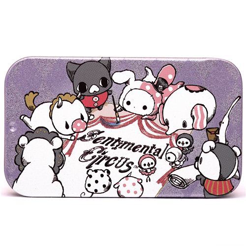 purple Sentimental Circus painting case pill box