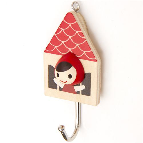 cute Little Red Riding Hood coat hook Otogicco Japan