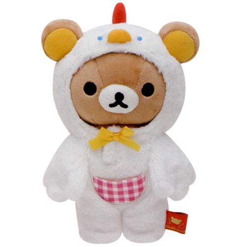 Rilakkuma Egg Kitchen plush toy in chicken costume