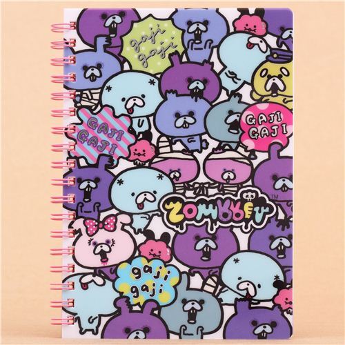 funny Zombbit zombie rabbits ring binder notebook