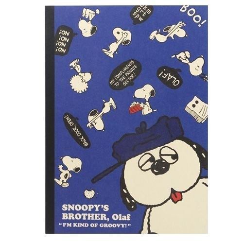 dark blue Snoopy dog notebook exercise book