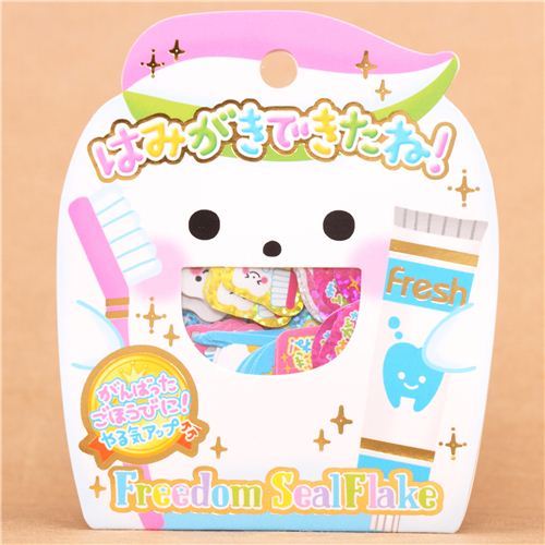 tooth dental care toothbrush sticker sack Crux